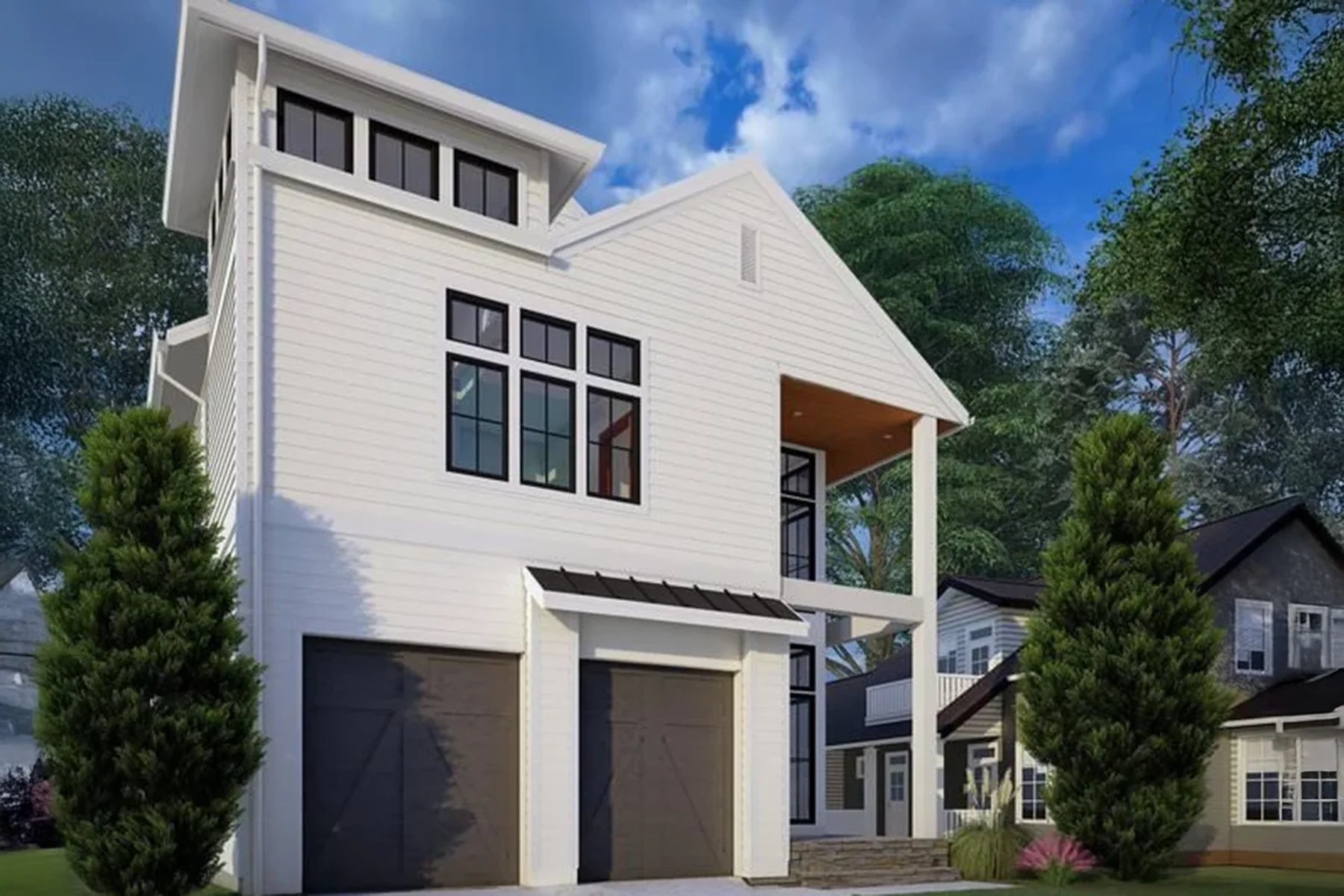 Seabrook Model Rendering Classic Cottages Arlington Va