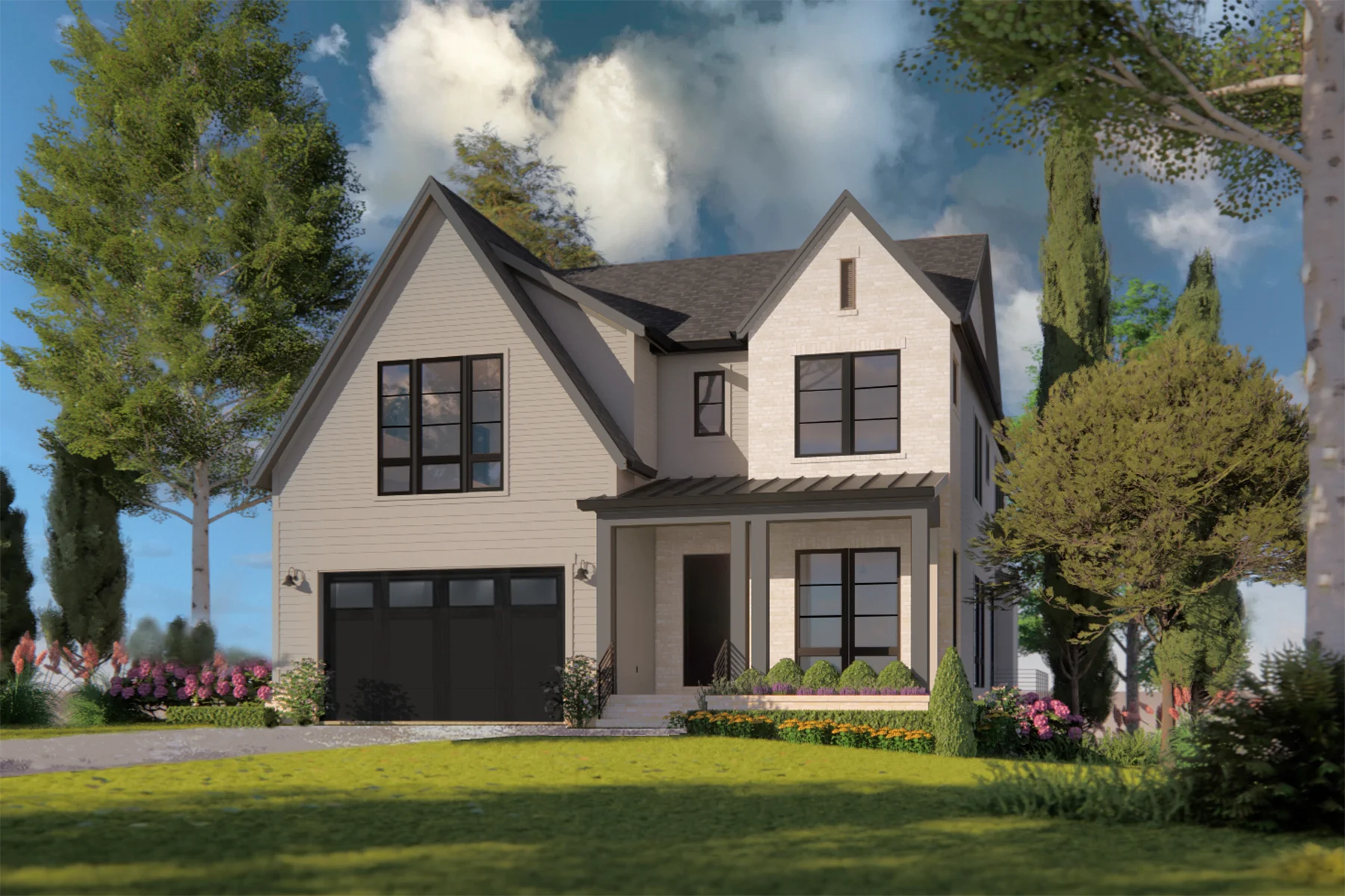 The Potomac Rendering Classic Cottages Arlington