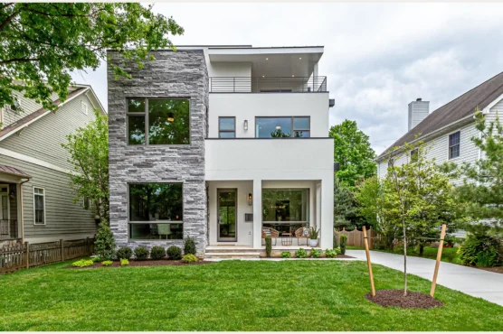 Arlington Cottage Baltimore Style 3 Level Exterior