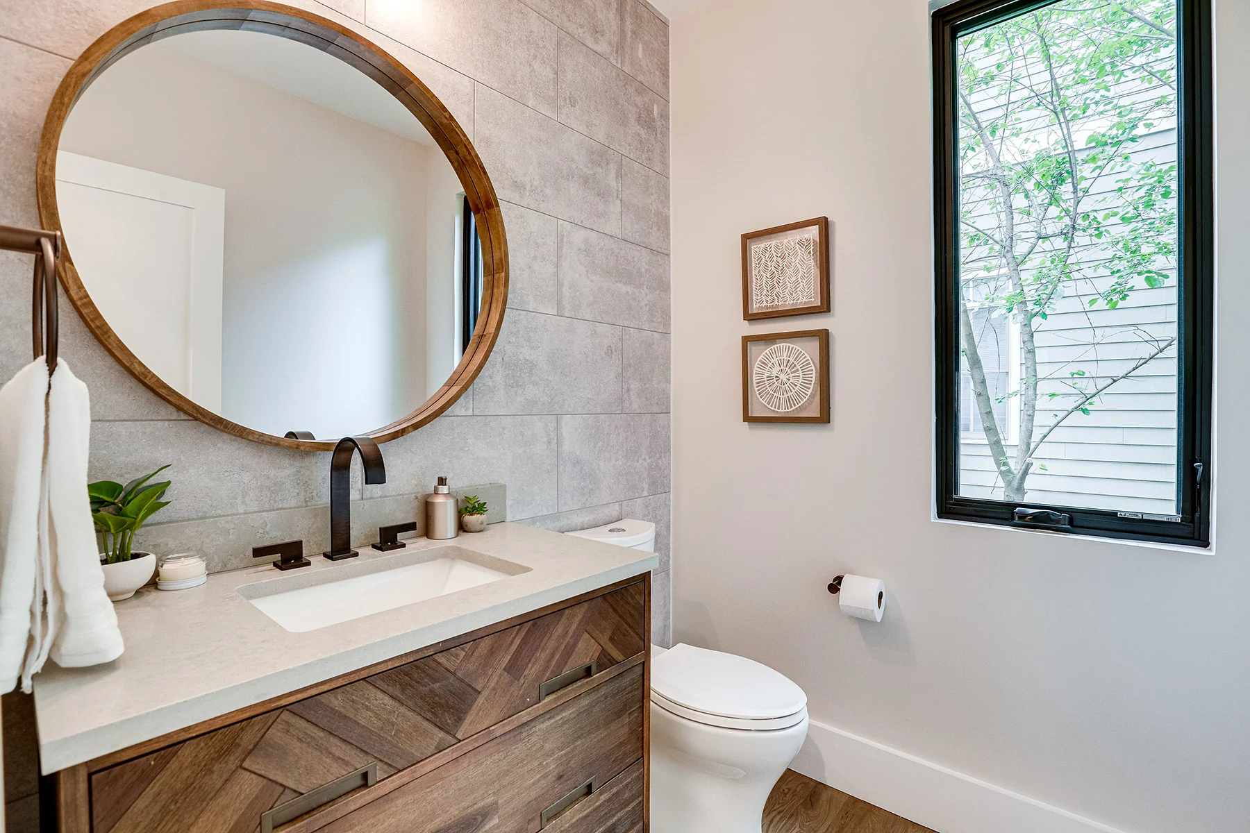 Arlington New Build Cottage Baltimore Style Bathroom