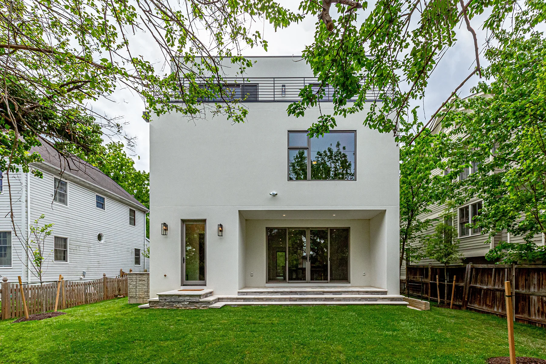 Arlington New Build Cottage Baltimore Style Backyard