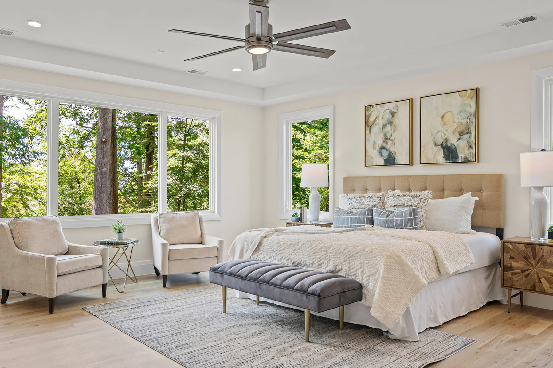 Arlington Home Builder Charlotte Plan Primary Suite