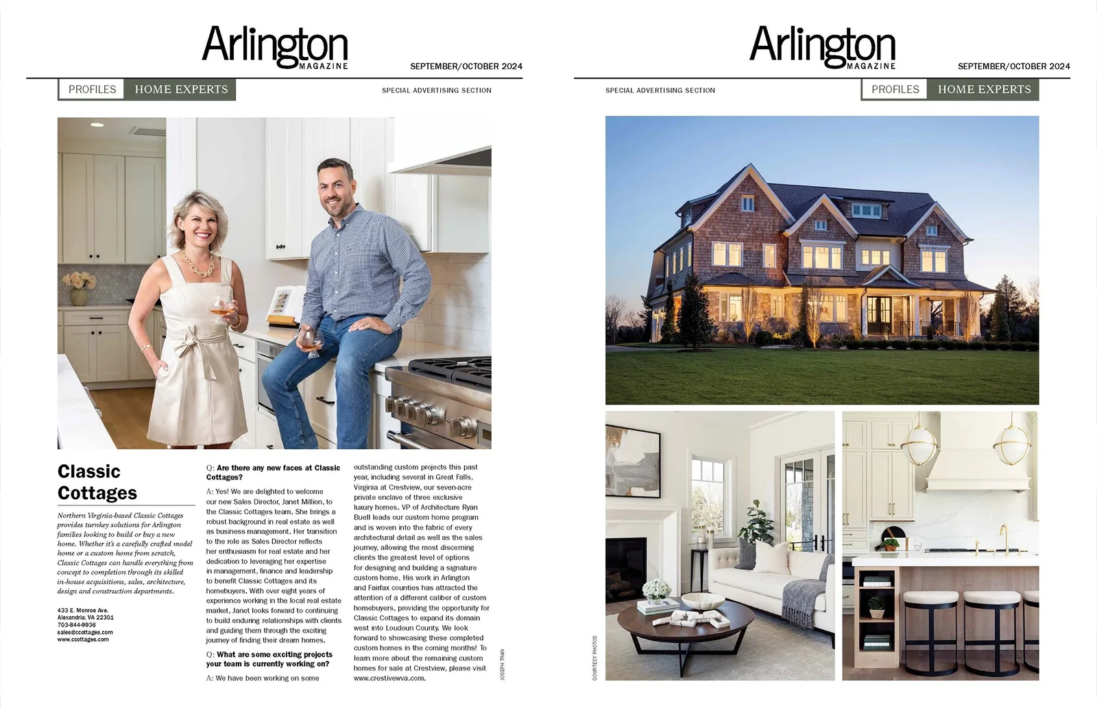Arlington Mag Classic Cottages Experts