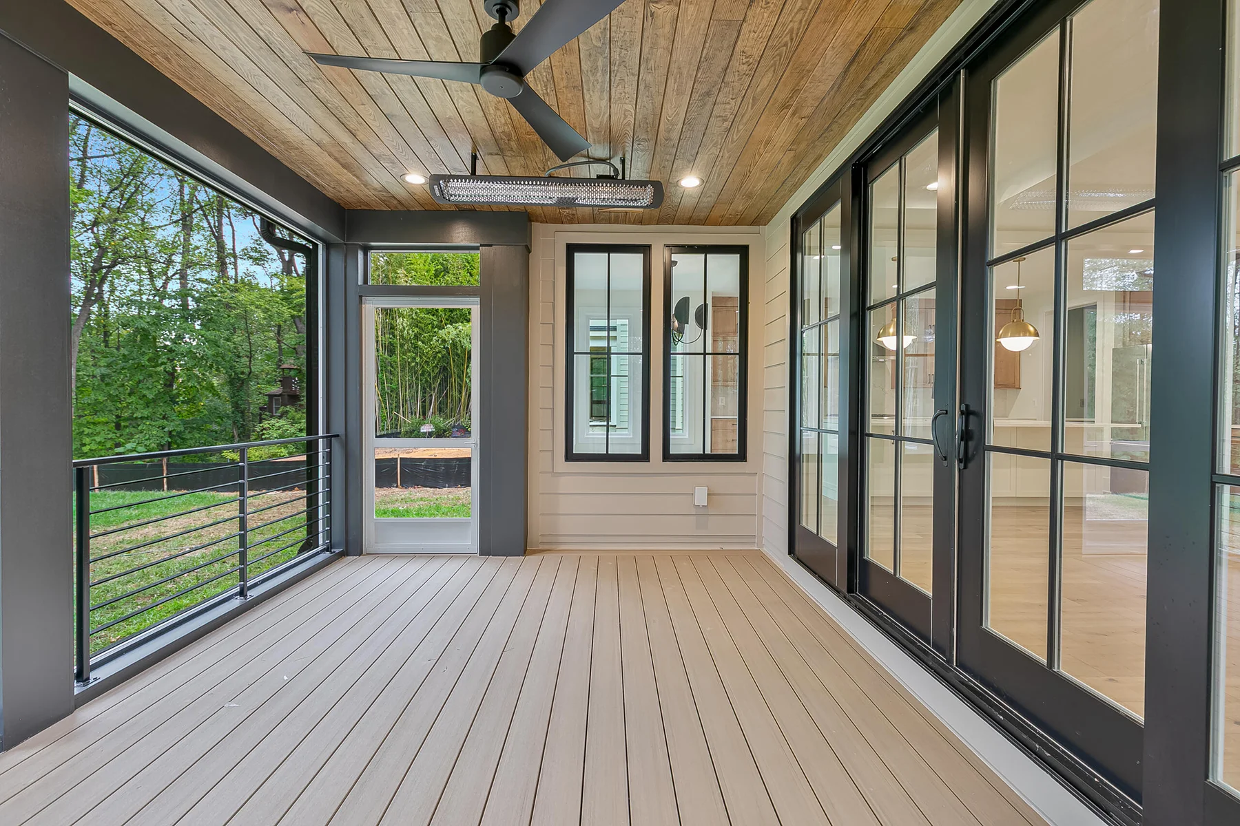 Arlington New Home Harper Plan covered outdoor patio