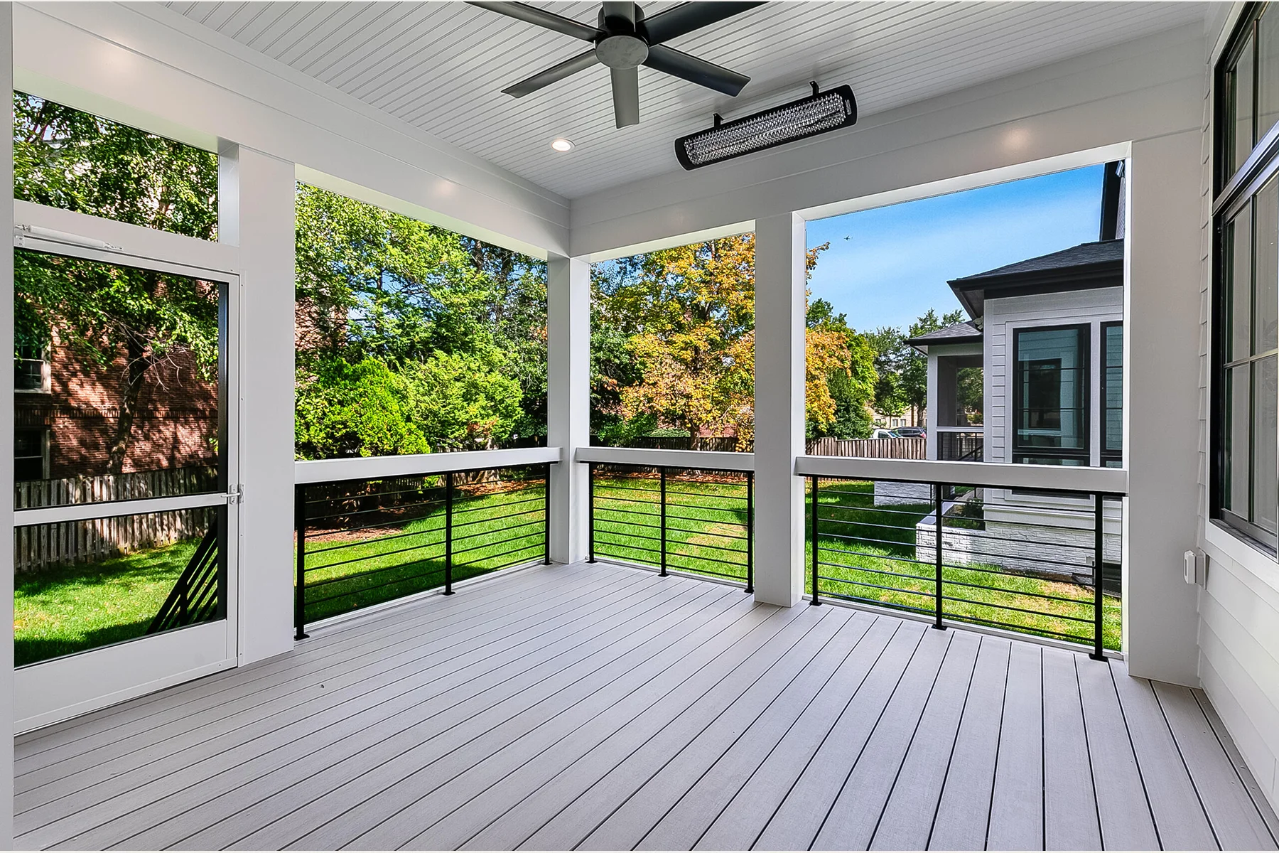Custom Home Plan, The Seaton, covered patio