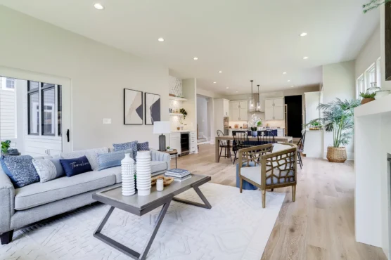 Luxury Home Plan, The Seabrook, open concept living room