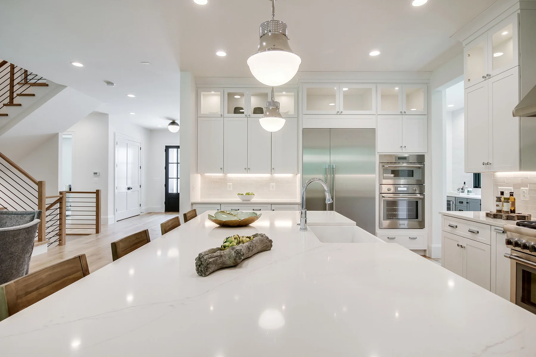 Mclean Home For Sale Emerson Plan Island and fridge