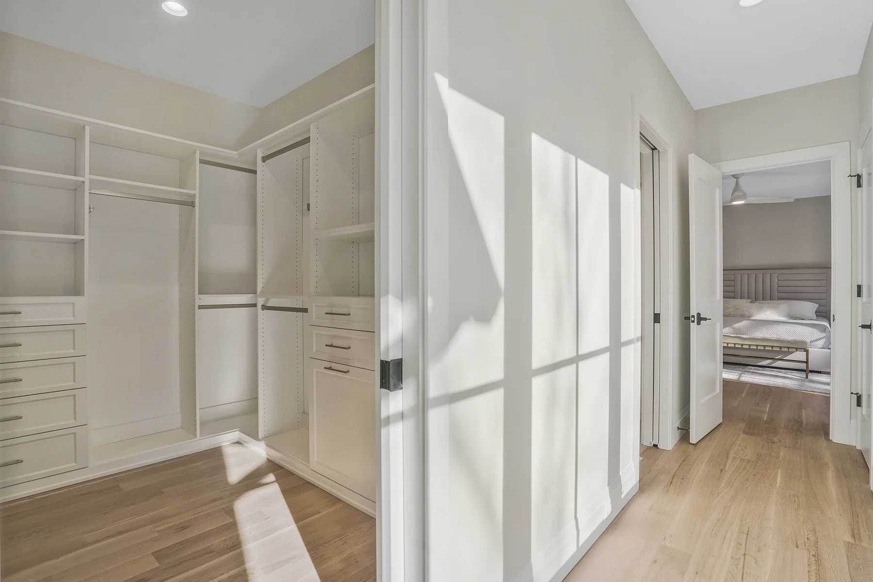 New Home Builder in Arlington Cali Style Walk in Closet