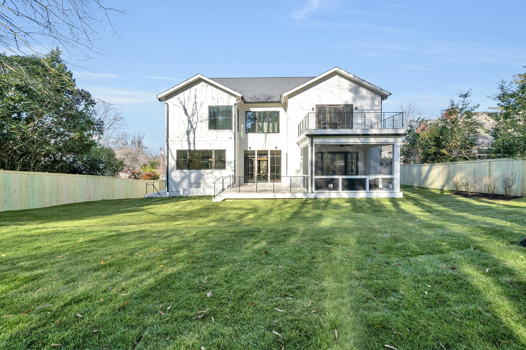 New Home Builder in Arlington Cali Style Backyard View