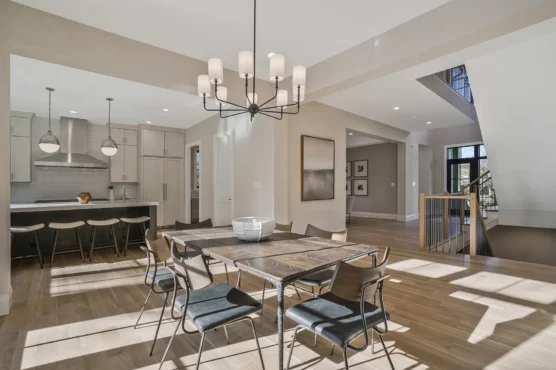 New Home Builder in Arlington Cali Style Open dining area