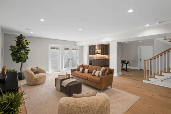 New Home Plan Potomac family room entertaining area