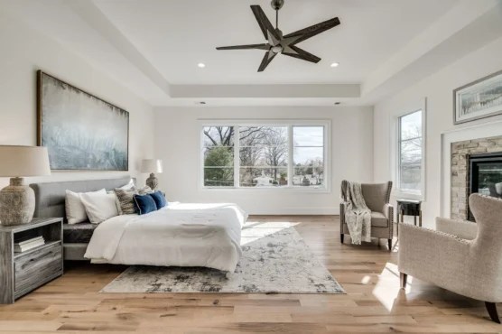 Ten Foot Ceilings, Arlington Luxury Home Plan, Ridgeview Primary Suite