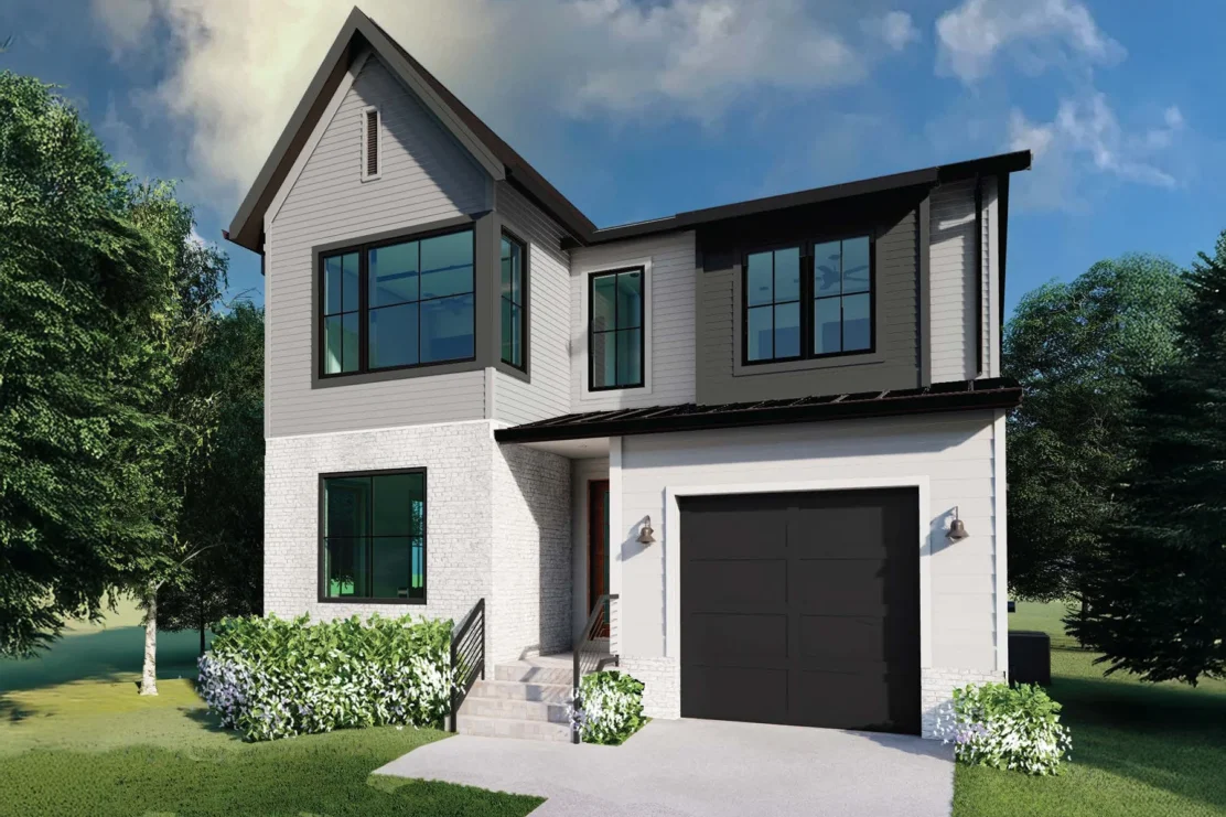 The Ivy Rendering Classic Cottages Arlington Va