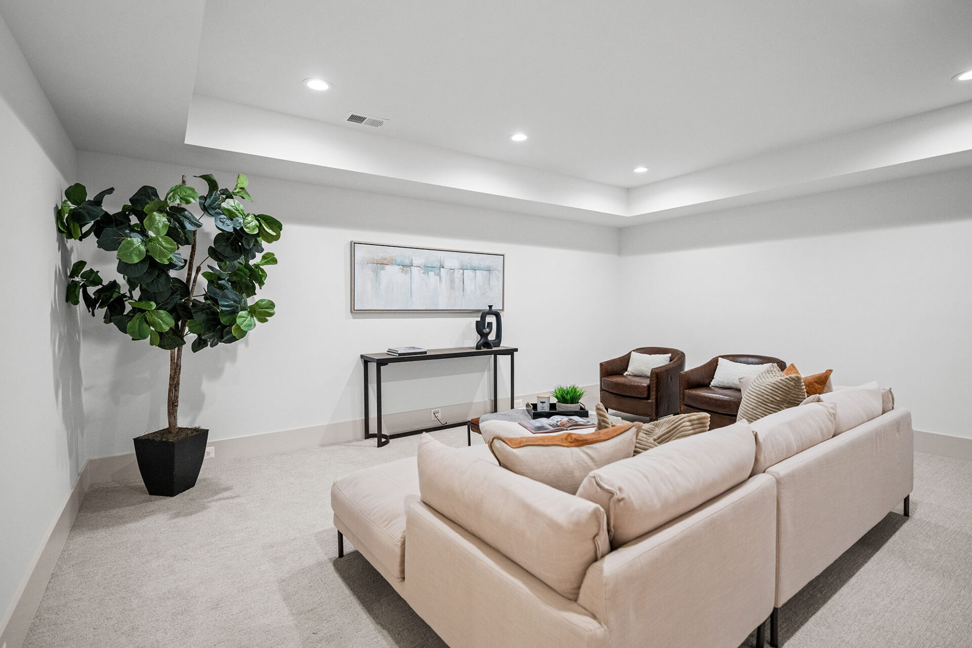 2133 N Oakland St Basement Rec Room 1