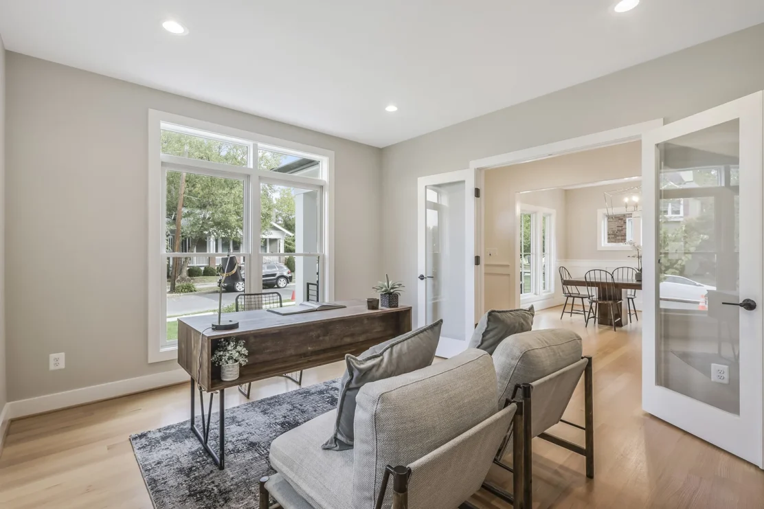 Richmond Model Sunlit Home Office In New Home