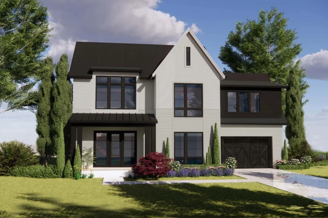 The Sloane Custom Home Model Render