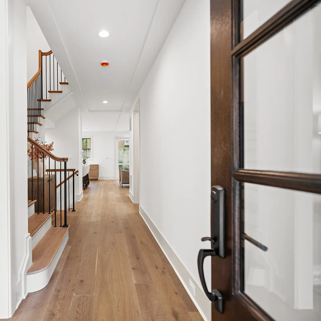 Front Door Open To New Home