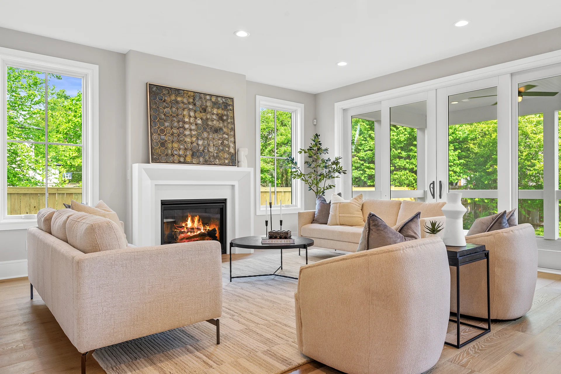 New Home Builder Living Room 004