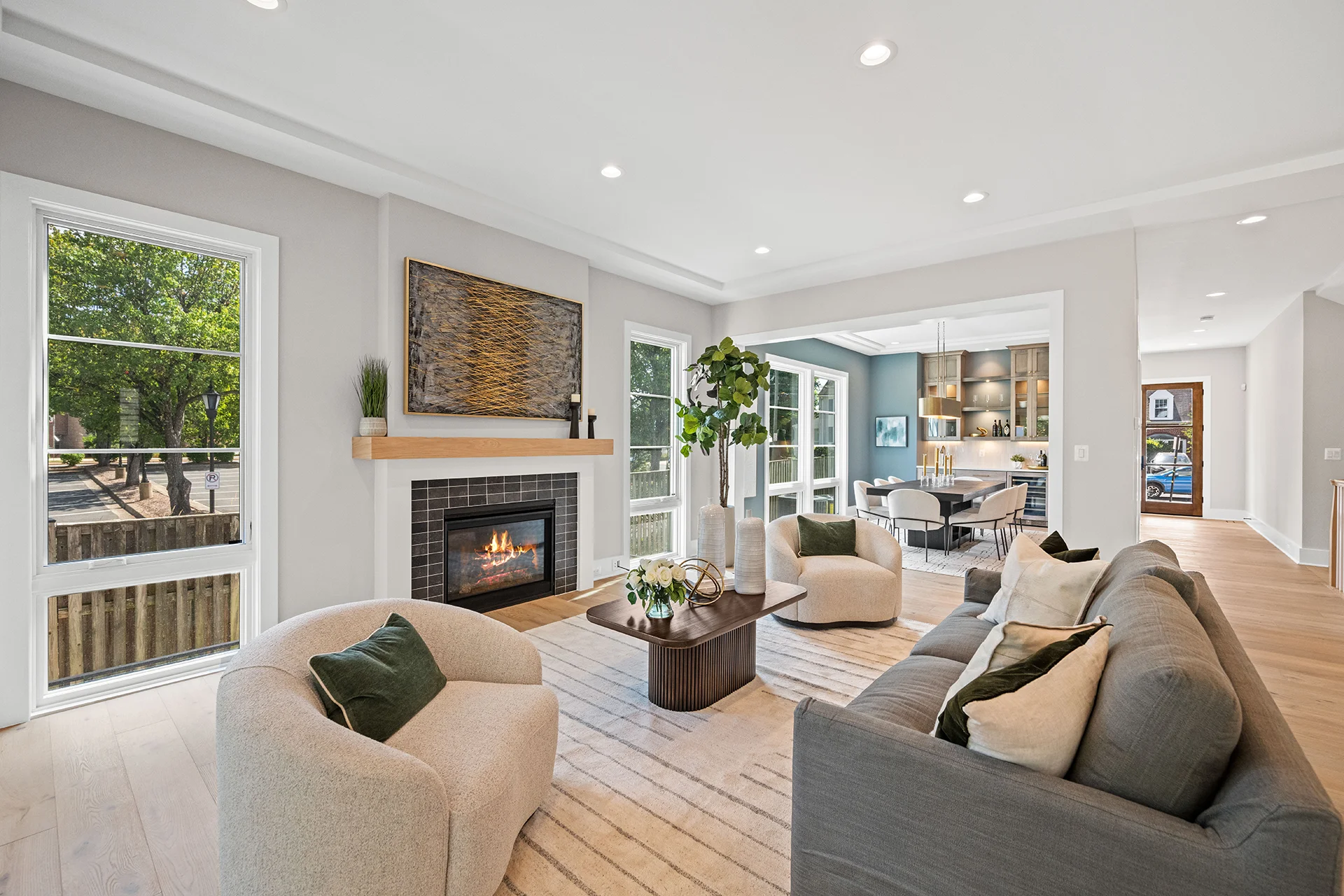 New Home Builder Living Room 006