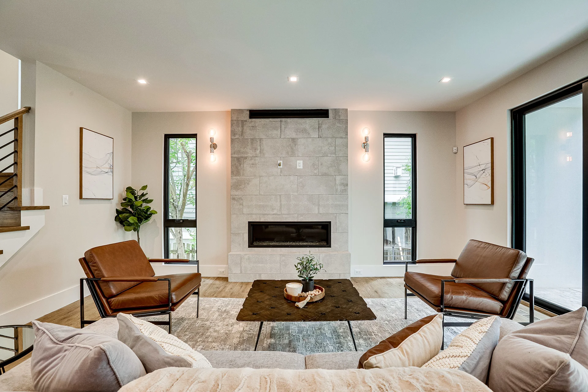 New Home Builder Living Room 007