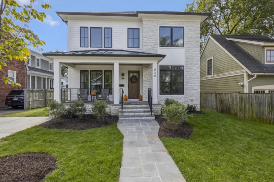 New Home Builder Plan, The Richmond, Sunlit home exterior