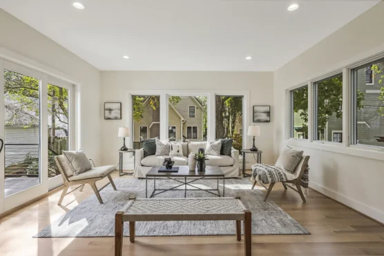 New Home Builder Plan, The Richmond, Sunlit living room