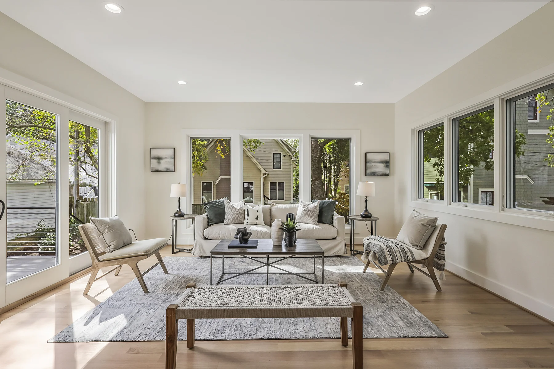 New Home Builder Plan, The Richmond, Sunlit living room