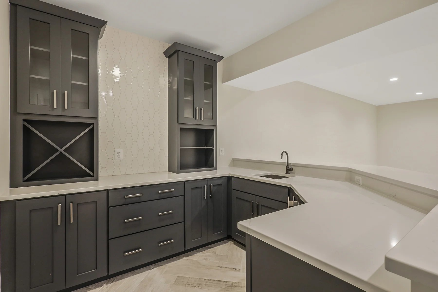 New Home Builder Plan Richmond basement bar