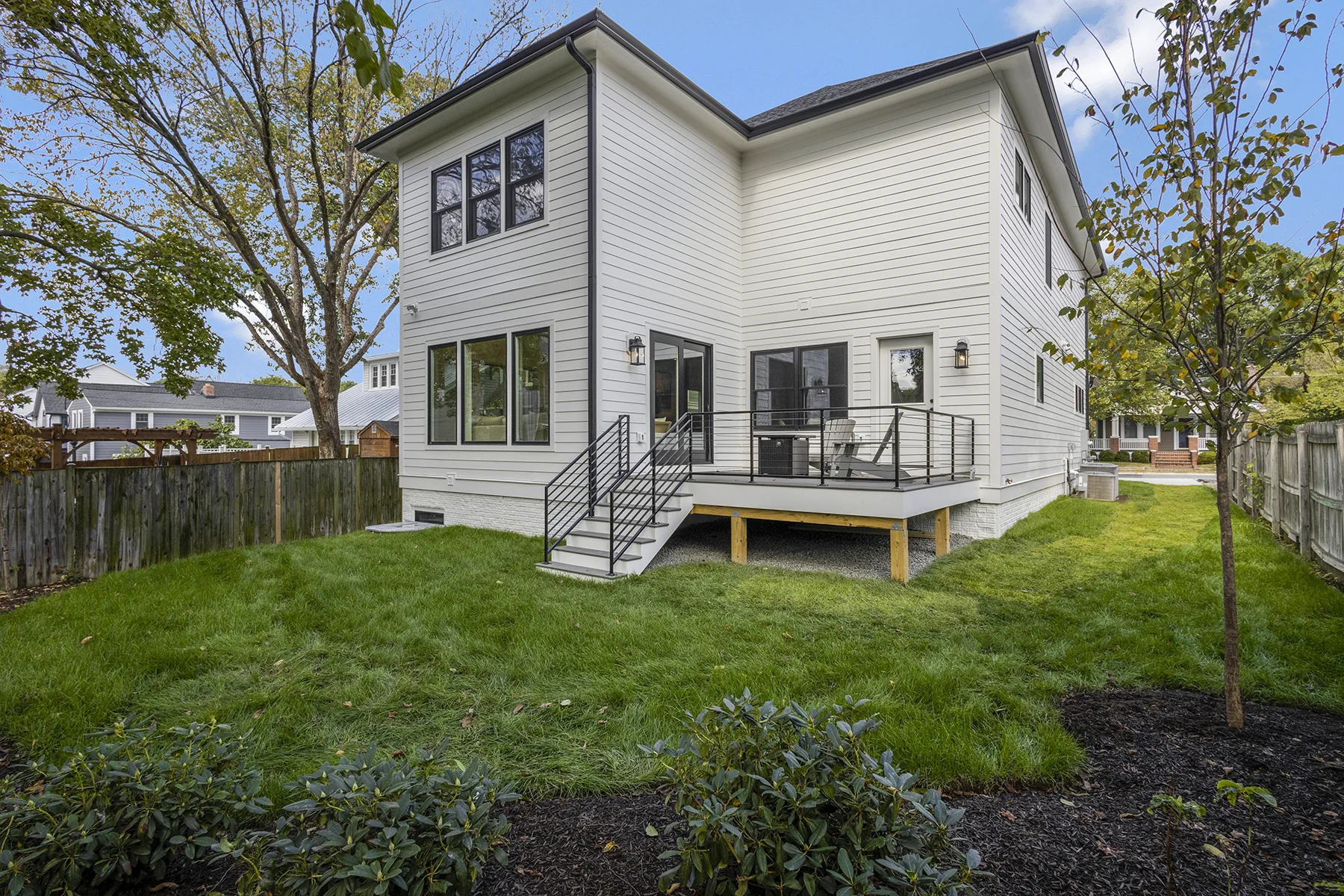 New Home Builder Plan Richmond backyard with patio