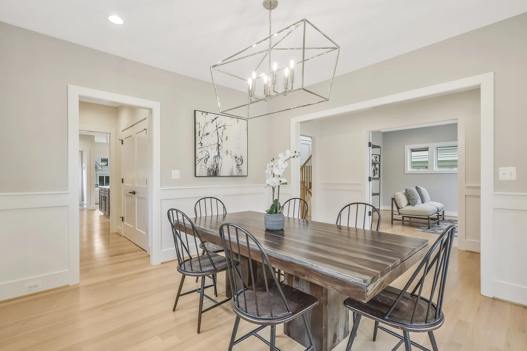 New Home Builder Plan, The Richmond, Sunlit dining room table