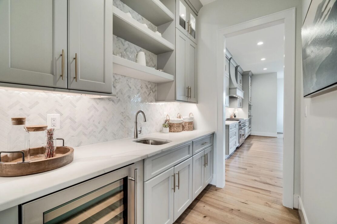 Bright kitchen in a luxury semi-custom or move-in-ready home