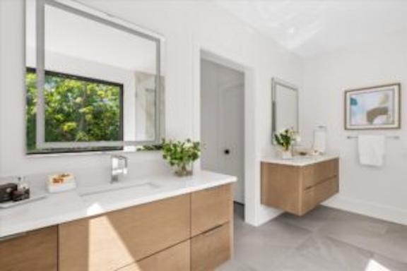 Bathroom in a custom home built on your own lot in Northern Virginia
